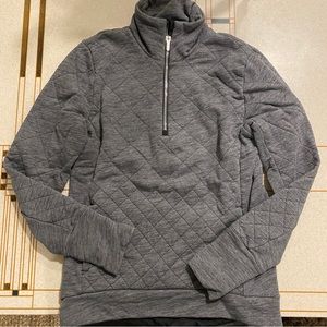 Lululemon Gray Double-Lined Quarter-Zip Pullover - Size 6